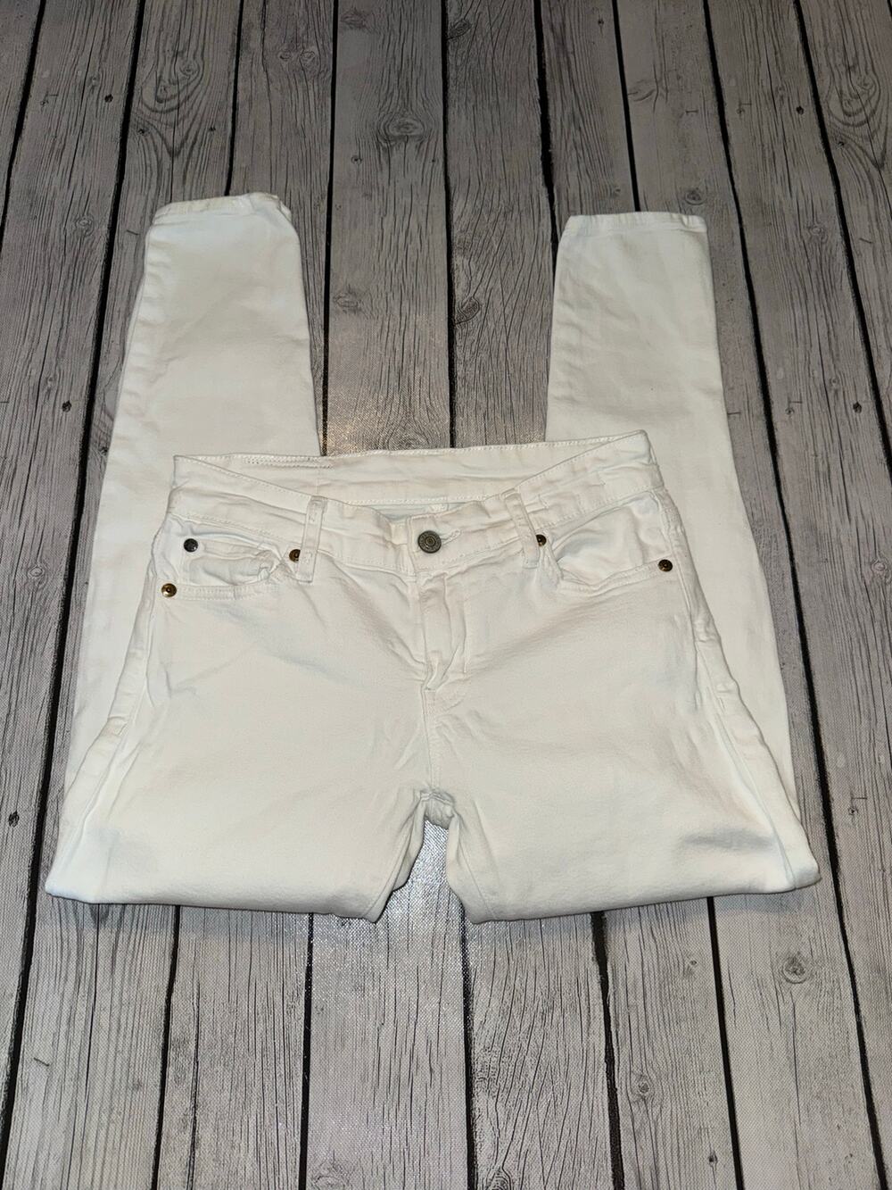 Denim & Supply Ralph Lauren Women’s White Skinny Jeans Size 27
